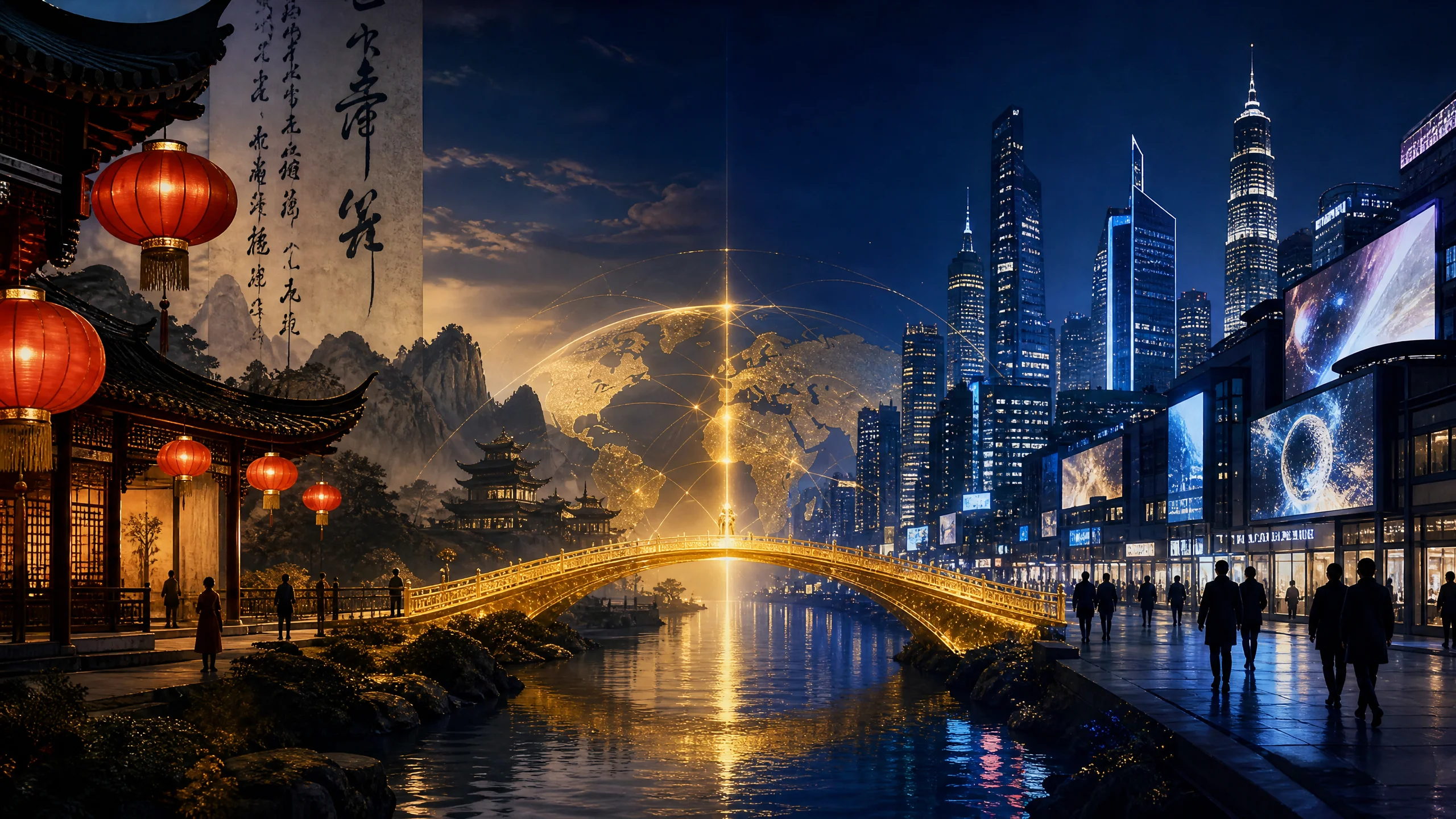 跨文化‌传播概念图